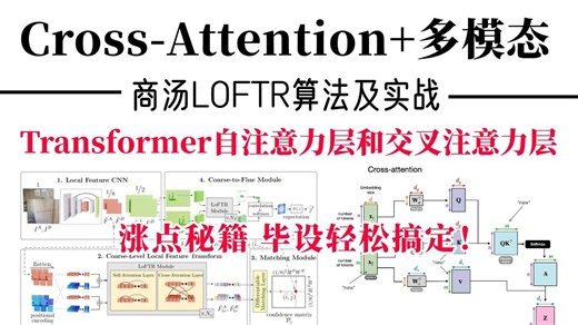 毕设涨点｜Cross-Attention跨模态融合实操，Transformer2.0多模态涨点，关键点特征匹配LOFTR算法！论文轻松暴涨点！