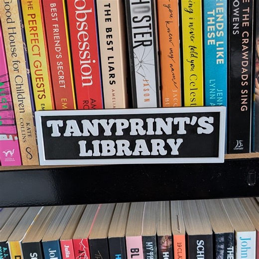 Personalized Library Signs - 3d Printed - Etsy UK