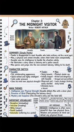 Class 10 English Handwritten Notes ✍️ | His First Flight & More | NCERT Full notes #ncert #English