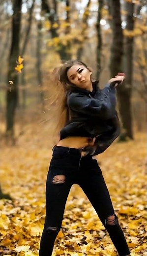 Cinematic Dubstep Dance in Autumn Forest 🌲🍁 | A Stunning Fusion of Dance and Nature