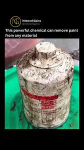 184K views · 746 reactions | For 70 years, methylene chloride has been the go-to solvent for paint removers. Before it came along, most paint removers used highly flammable and volatile solvents. #PaintRemover Follow @networkgains for more. Video Credits @ thedazzlingfacts #DIYSafety #ChemicalFacts #HomeImprovement #DidYouKnow | Network Gains | Facebook