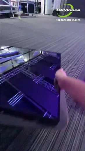 LED dance floor — Simple setup, unforgettable party vibes ✨#leddancefloor #eventdecor #shorts