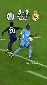 Man City vs Real Madrid UCL 21/22