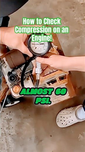 How to Check Engine Compression in 30 Seconds #shorts