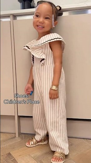 Toddler Outfit of the Day | Zara Jumpsuit + Children’s Place Shoes 👗✨ #toddlerfashion