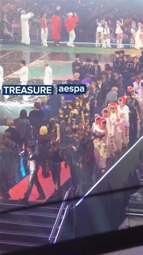 [ TREASURE ] 251225 FANCAM ENDING STAGE TREASURE & AESPA ONE FRAME AT THE 2025 SBS GAYO DAEJEON #yg