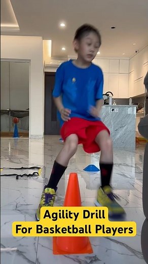 Agility Drill using cones & ladder to Improve Speed and Explosive Power for Kids #speedandagility