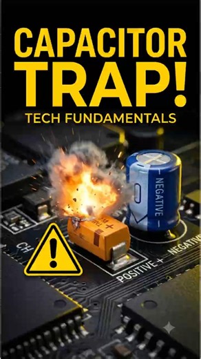 ⚠️ This Capacitor Will BLOW UP Your Circuit! (Tantalum Polarity Trap) 💥