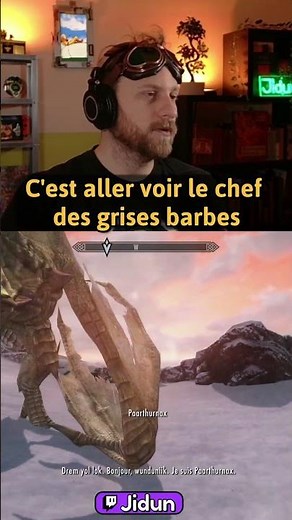 La découverte de Paarthurnax dans Skyrim