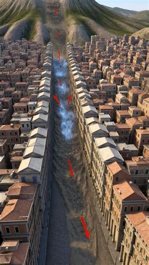 Herculaneum Pyroclastic Flow Impact｜Structural & Heat Flow Analysis