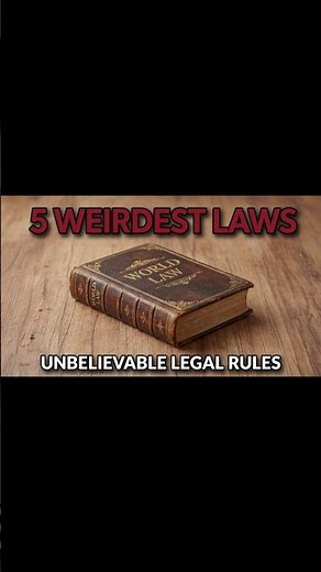 REAL Laws That Feel Like Jokes 😂