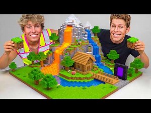 I Built a Minecraft World In Real Life!