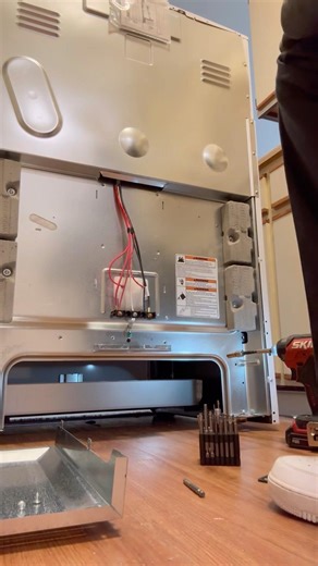 How to install or replace a power cord on stove