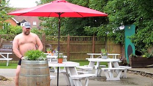 Video of pub manager dancing in beer garden goes viral | ITV News Meridian