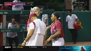 Montana Fouts shines in relief to keep Alabama softball alive