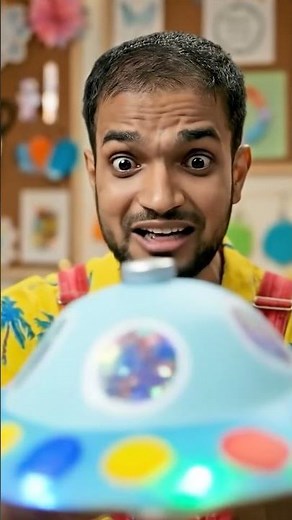 Flying Paper Plate UFO ATTACK! 😂 DIY Alien Madness