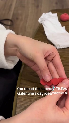 Make Beautiful Roses with Your Date Using Clay