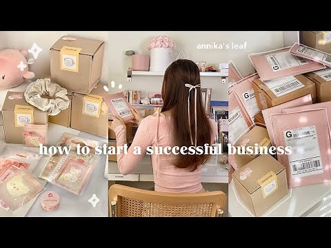 how to start a SUCCESSFUL small business🖇️🧸: the ULTIMATE guide for 2025, my stationery shop journey