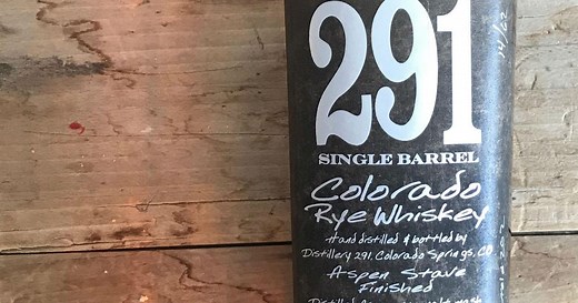 291 Single Barrel Colorado Rye Whiskey Review