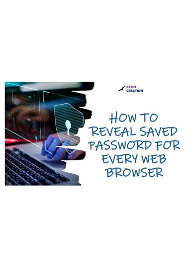 found the step of unveiling saved password from your computer by using web browser setting #capcut#kleinTechTalk#educationalContent#Trends