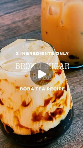 Tiffy Cooks 🥟 Easy Recipes on Instagram: "So… I heard a Boba shortage would be happening soon, so I thought, what better time to share my 3 INGREDIENTS ONLY Brown Sugar Boba recipe that is fun and easy to make at home. Chewy, sweet, addicting Brown Sugar Boba is an easy recipe that only requires a few simple ingredients. I use to make these with my mom as a kid as a fun weekend activity, something about homemade boba that is super satisfying! Make these Brown Sugar Boba in bulk and freeze them 