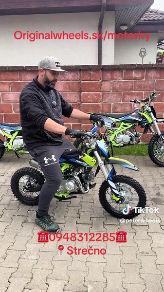 Prestavenie našej novinky Zuumav S3-110cc s kolesami 14/12 poloautomate (radenie bez spojky). Cena 999€ s DPH #pitbike #zuumav #motorky #motorky #offroad