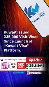 33K views · 213 reactions | Kuwait Issued 235,000 Visit Visas Since Launch of "Kuwait Visa" Platform | Kuwait UPTO DATE | Facebook