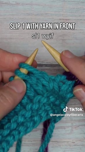 Mastering SL1 WYIF: A Slip Stitch Technique for Knitters