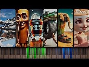 Italian Brainrot Background Music - Piano Tutorial