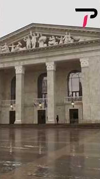 Bombed-out drama theatre in Russian-controlled Mariupol reopens for public