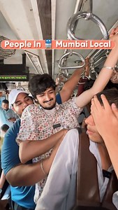 1M views · 2.3K reactions | People In Mumbai Local Train . . . . . . . #reels #relatable #mumbailocal #localtrain #mumbai #comedy #viralvideos | Mr.Aarush | Facebook
