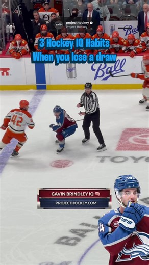 Gavin Brindley of the Colorado Avalanche showing real Hockey IQ after a lost faceoff 👀 It’s not about winning every draw — it’s about what you do next. Protect the middle. Scan threats. Stay on the right side of the puck. That’s smart hockey. 👉 Daily Hockey IQ breakdowns at projecthockey.com #HockeyIQ #GavinBrindley #ColoradoAvalanche #SmartHockey #HockeyDevelopment