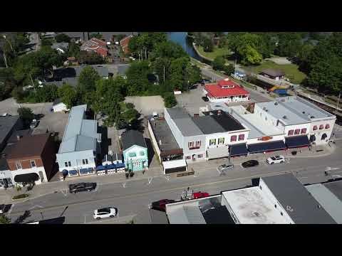 Bobcaygeon downtown drone