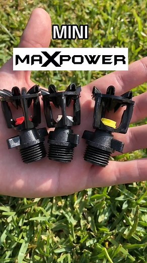 Aspersores MAXPOWER: La Línea más Completa en Aspersores NO IMPACTO