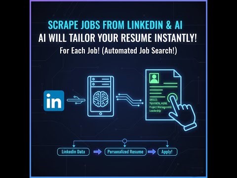 This AI Bot Scrapes LinkedIn & Tailors Your Resume (Instantly!)