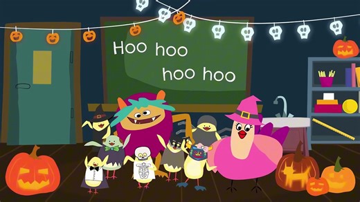 儿童启蒙英语歌 Halloween Songs | When the Sun Goes Down