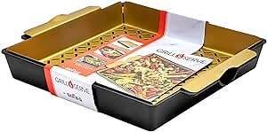 Mr. Bar-B-Q Grill BBQ Basket, Non-Stick Grilling Tray for Outdoor Cooking, Easy to Clean Topper & Serving Tray