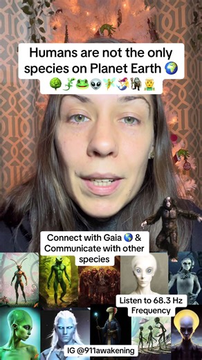 Humans are not the only species on Planet Earth 🌍 #fyp #agartha #spirituality #gaia #newearth