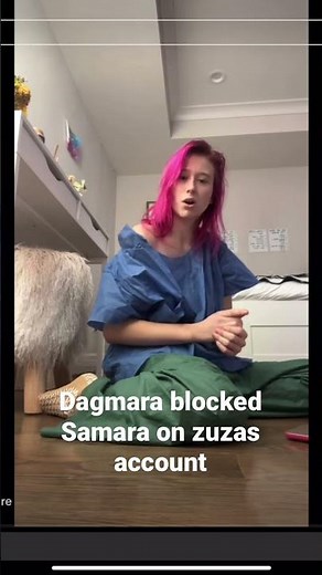 SAMARA SAYS DAGMARA BLOCKED SAMARA OFF ZUZAS ACC #samara #zuza #glowhouse #dagmara #responds #drama