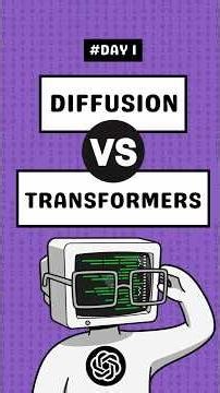 Diffusion vs Transformers — Why ChatGPT Chose Transformers | Day 1