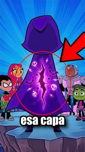 Why does Raven never take off her purple cloak? 😨 #robin #josativi #youtube #shorts