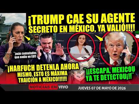 TRUMP ¡MÉXICO DETECTÓ A SU NUEVA AGENTE SECRETA! SHEINBAUM DA LA ORDEN A HARFUCH ¡TRAICIÓN AHORA!