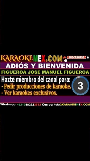 karaoke banda arkangel r15 - adios y bienvenida #karaokemex