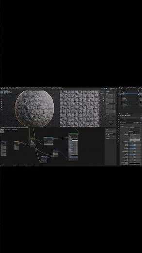 Procedural COBBLESTONE in 1 MINUTE in Blender (Short)