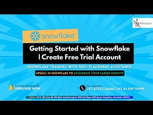 Getting Started with Snowflake | Create Free Trial Account | 🙂 +91-87223 55666 | NDR EdTech