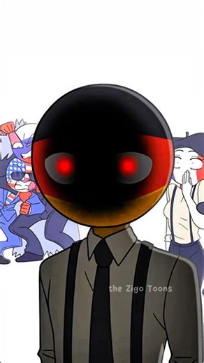 Countryhumans: Red Light Green Light Challenge! 🇵🇱🇺🇸🇩🇪#shorts