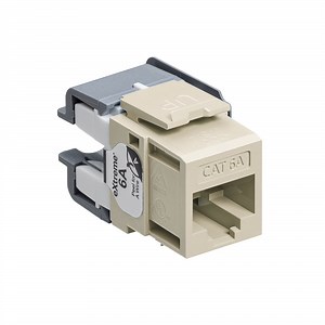 eXtreme Cat 6A QuickPort Connector, Channel-rated, 6110G-R