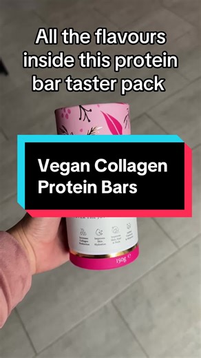 All of the flavours inside the vegan collagen protein bars taster pack by @Jade & Joy - Women's Nutrition. #proteinbars #collagen #tiktokshop #tiktokmadebuythis #tiktokshopuk