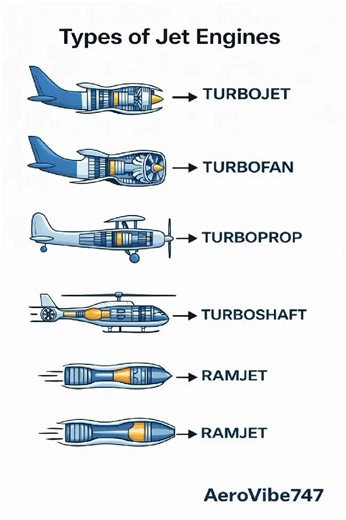 5 Jet Engines You MUST Know ✈️💨 #aerovibe747 #aviation #airplane