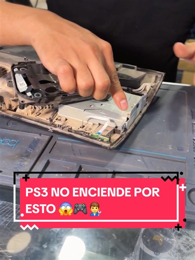 PlayStation 3 no enciende por esto 😱🎮👨‍🔧 #playstation #playstation3 #ps3 #ps3superslim #ps3slim